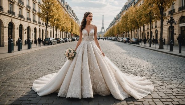 Les robes de mariée sur mesure à paris : votre élégance unique