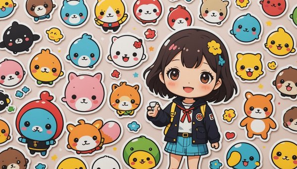 Plongez dans l'univers des stickers kawaii japonais adorables